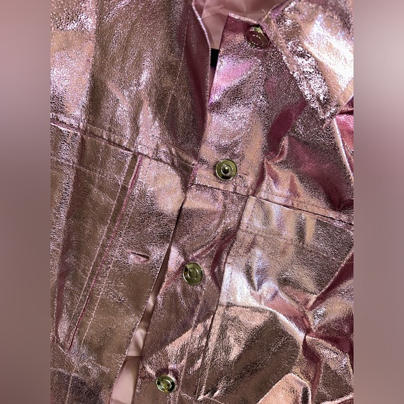 Barbie pink shiny jacket size small - Picture 6 of 10